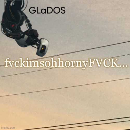 fvckimsohhornyFVCK... | image tagged in template | made w/ Imgflip meme maker