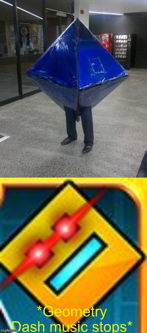 *Geometry Dash music stops* | image tagged in cursed ramiel,geometry dash | made w/ Imgflip meme maker