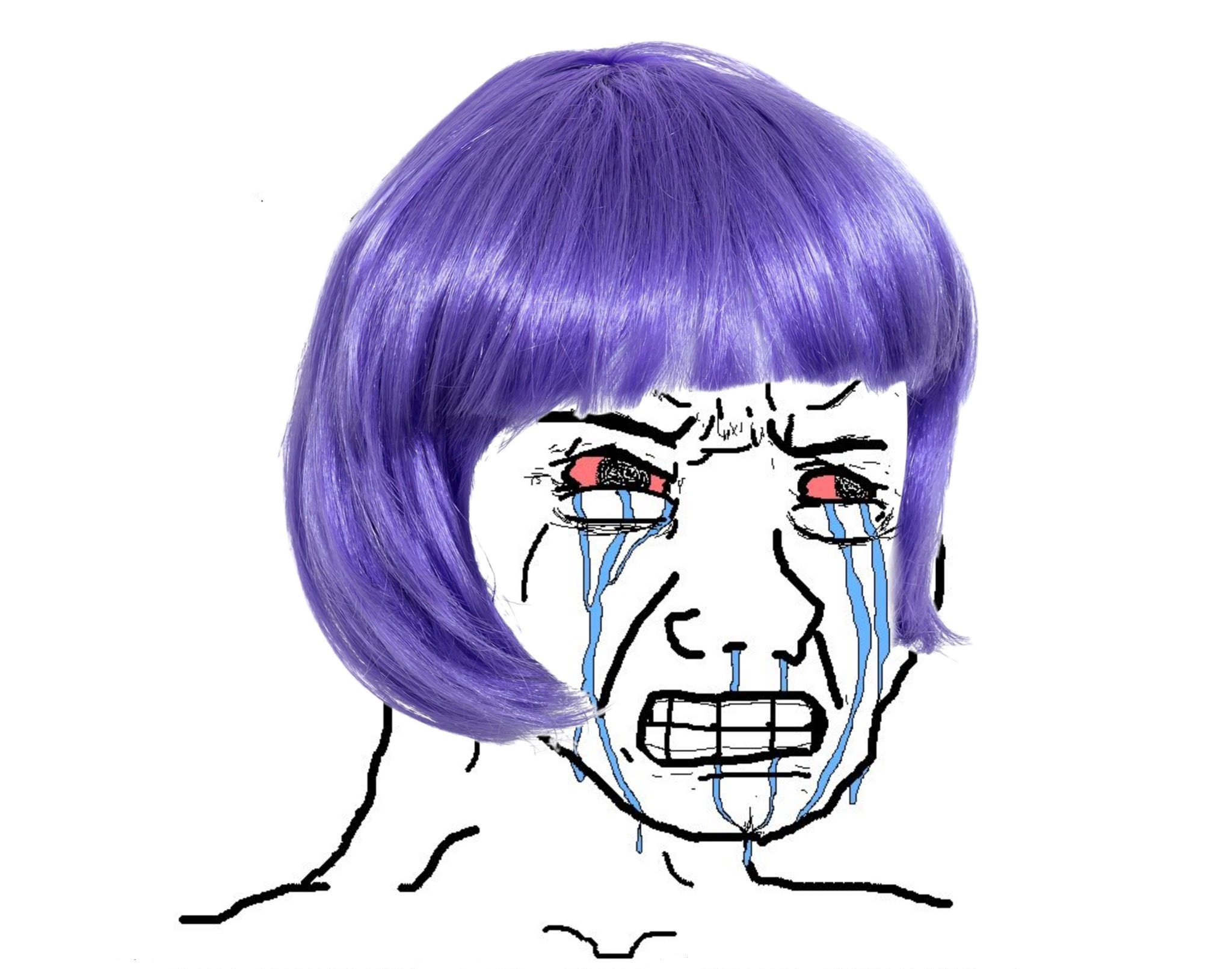 Woman crying Blank Meme Template