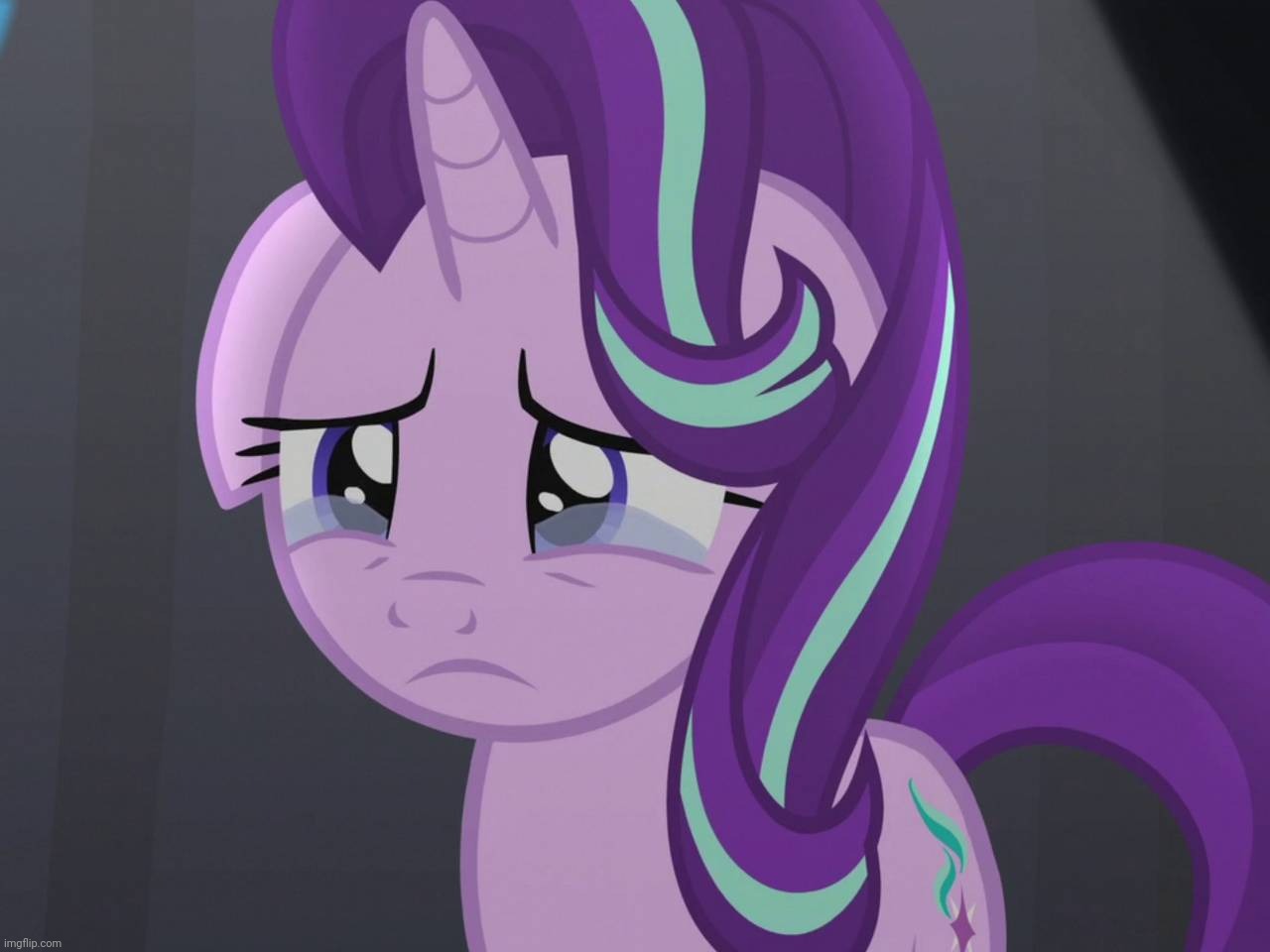 image tagged in starlight glimmer,sad,my little pony | made w/ Imgflip meme maker