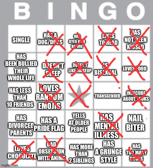 happy pride month | image tagged in lgbt bingo lol | made w/ Imgflip meme maker