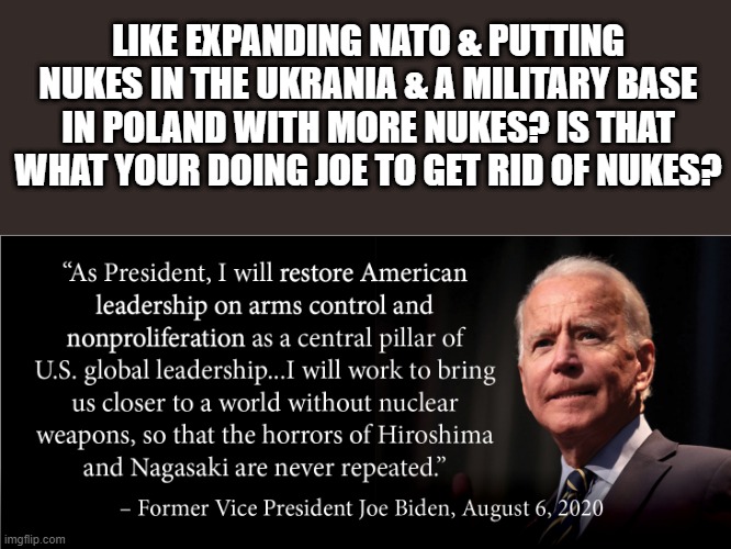 NWO War Starter BIDEN LEFTY CRIMINAL Imgflip