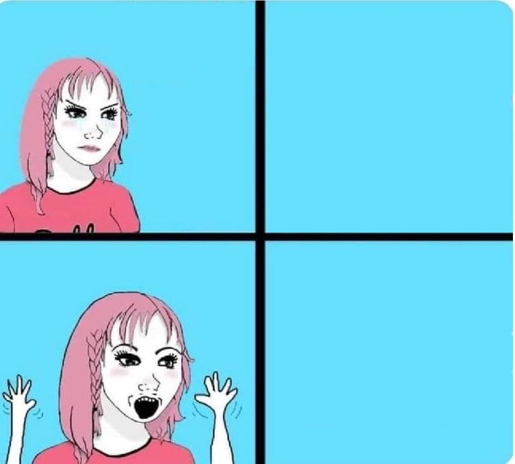 Woman angry Blank Meme Template