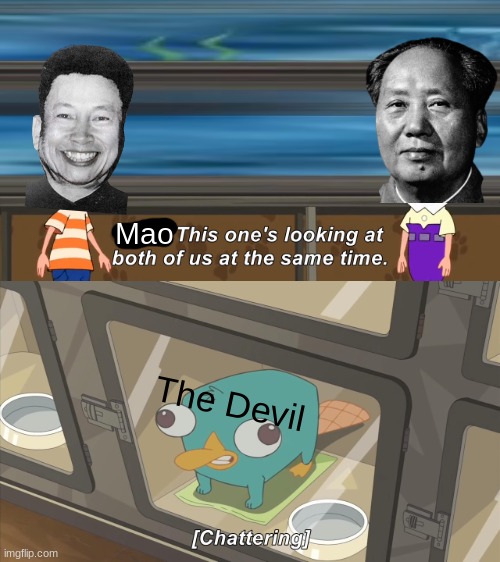 Atheist | Mao; The Devil | image tagged in communism | made w/ Imgflip meme maker