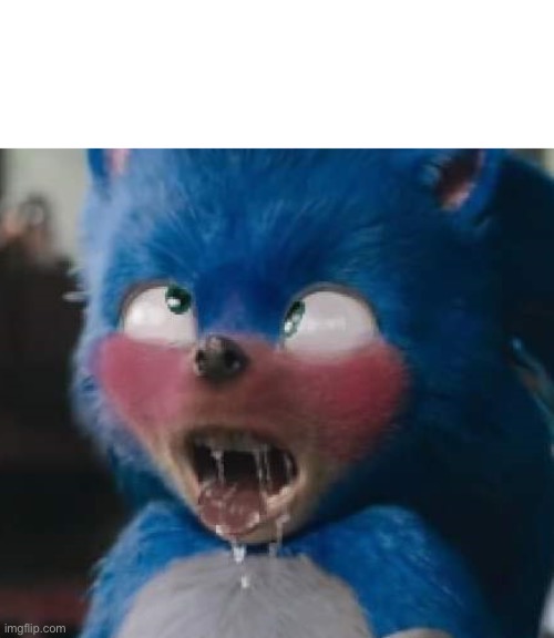 When Sonic’s father leaves for milk | image tagged in hentai face sonic | made w/ Imgflip meme maker