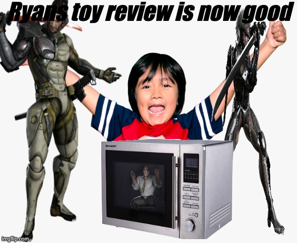 Memories broken the truth goes unspoken | Ryans toy review is now good | image tagged in ryan s toys review,metal gear rising revengeance,jetstream sam is thicc | made w/ Imgflip meme maker