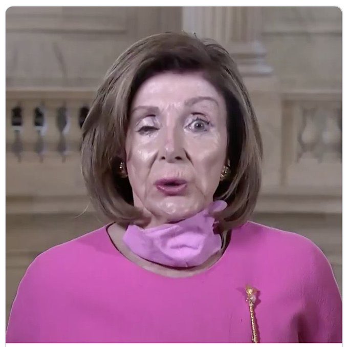 Pelosi Eye Blank Meme Template