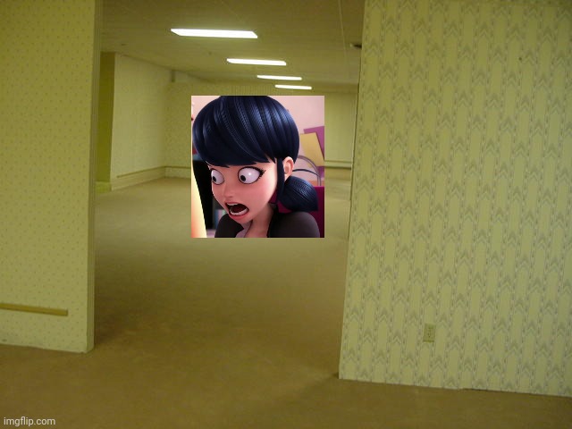 I did it. I fricking did it. | image tagged in the backrooms,miraculous ladybug,memes,marinette,i did it | made w/ Imgflip meme maker