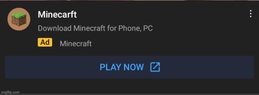 A yes, my favorite game "Minecarft" | made w/ Imgflip meme maker
