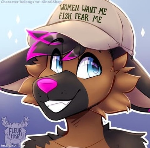 Art by Fleurfurr | image tagged in furry,cute | made w/ Imgflip meme maker