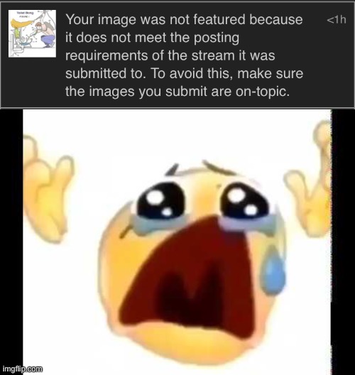 image tagged in cursed crying emoji | made w/ Imgflip meme maker