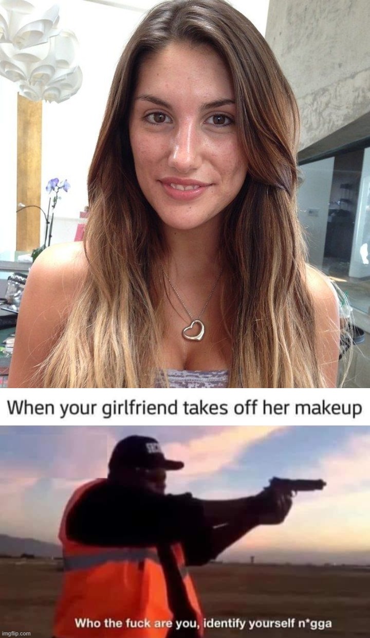 image tagged in august ames no makeup | made w/ Imgflip meme maker