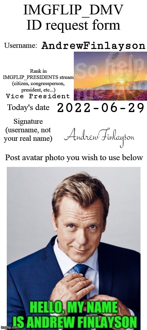 Vice President; 2022-06-29 | made w/ Imgflip meme maker