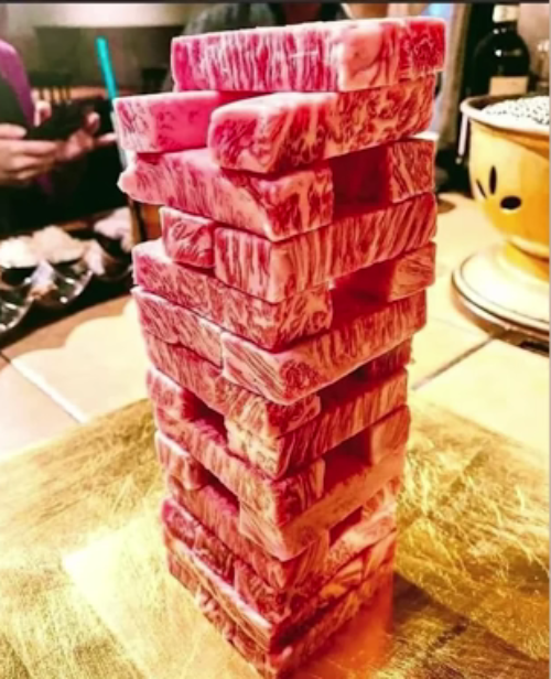 High Quality meat jenga Blank Meme Template