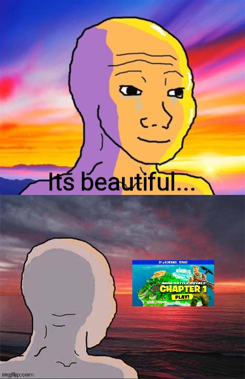 sussy | Its beautiful... | image tagged in wojak nostalgia | made w/ Imgflip meme maker