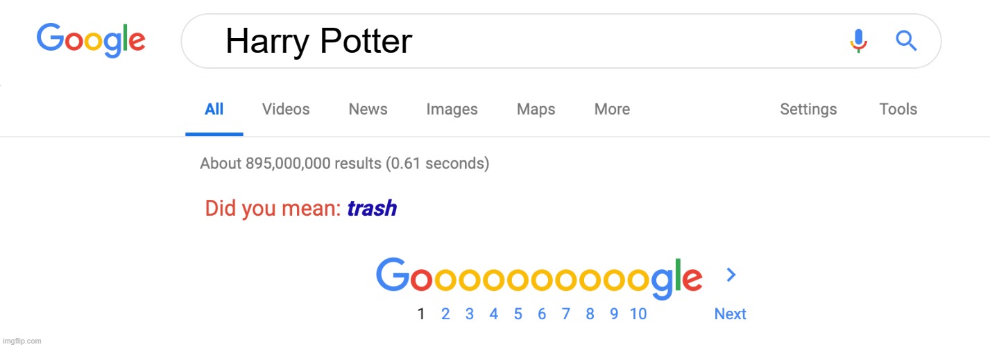 did you mean trash | Harry Potter | image tagged in did you mean trash | made w/ Imgflip meme maker