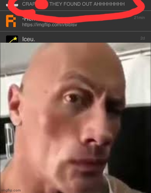 Image tagged in cursed,the rock,amogus,sus - Imgflip