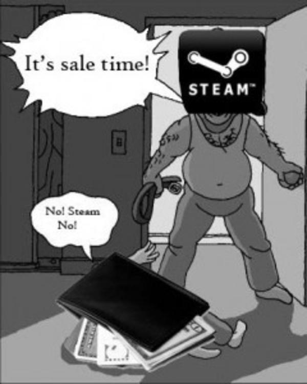 High Quality Steam Sale Blank Meme Template