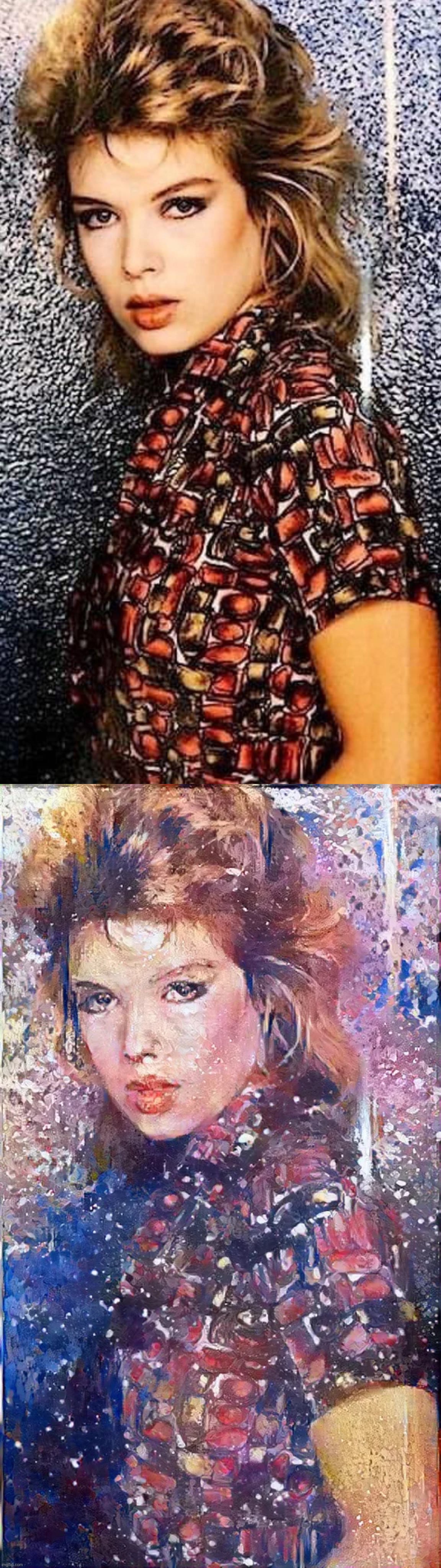 image tagged in kim wilde,kim wilde ai art | made w/ Imgflip meme maker