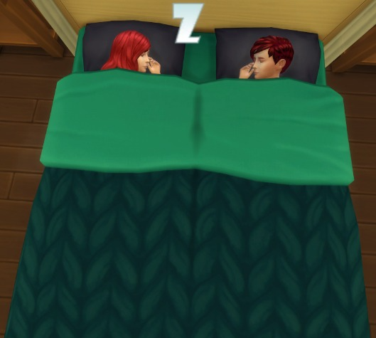 High Quality Sims 4 Children Sleeping Together Blank Meme Template