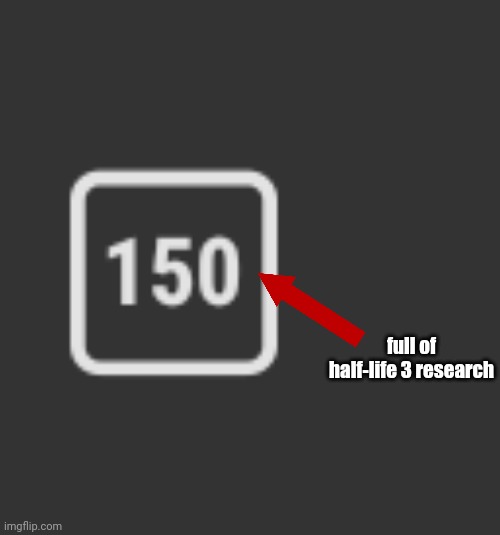 full of half-life 3 research | made w/ Imgflip meme maker