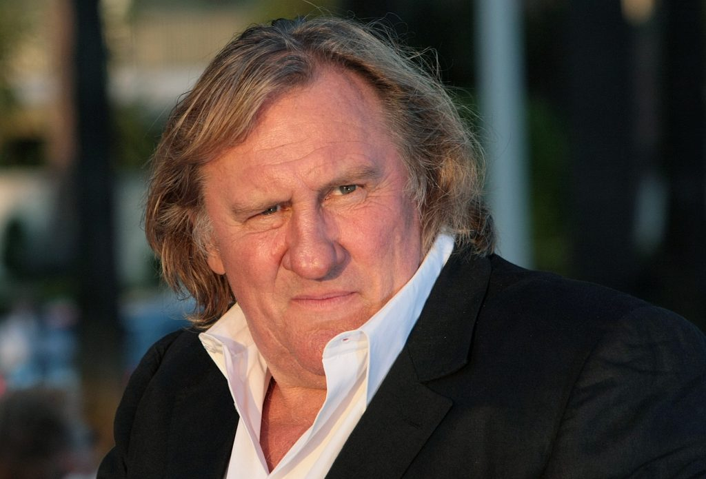 High Quality Gérard Depardieu takes a close look Blank Meme Template