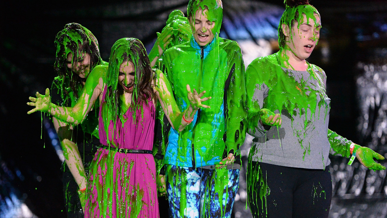 Nickelodeon you've been slimed Blank Meme Template