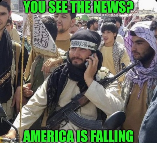 YOU SEE THE NEWS? AMERICA IS FALLING | made w/ Imgflip meme maker