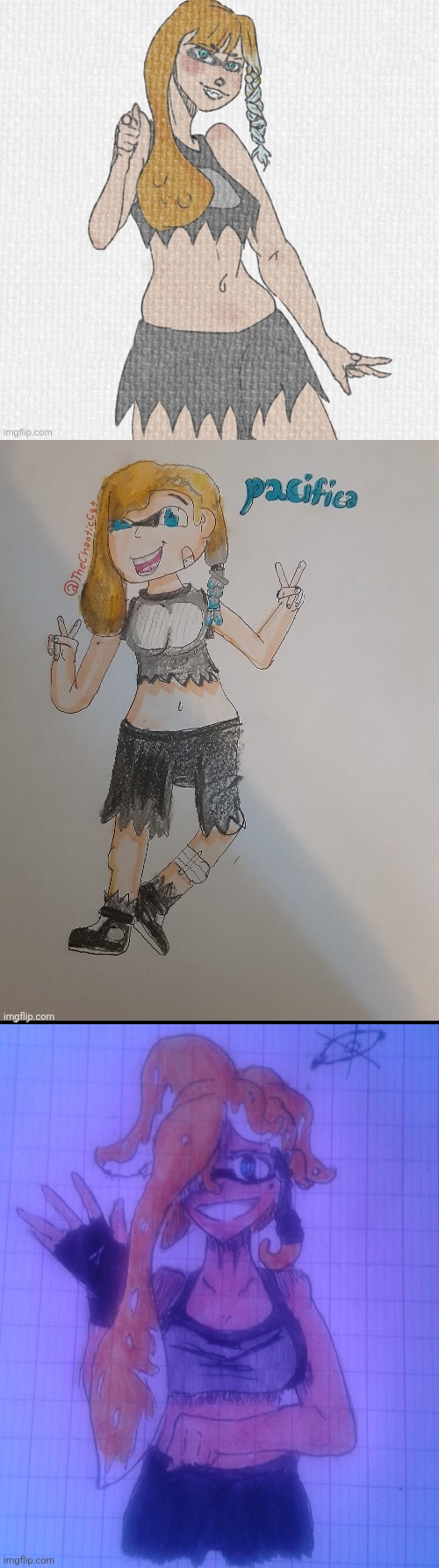 Pacifica Meshi fanart | made w/ Imgflip meme maker