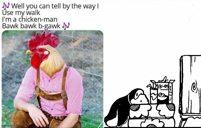 chicken-man | image tagged in funny | made w/ Imgflip meme maker