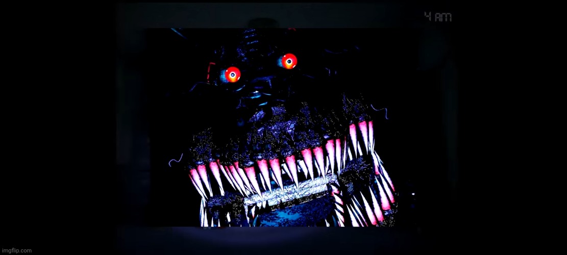 How my mom See's me when I finally leave my room to get shredded cheese | image tagged in fnaf 4 | made w/ Imgflip meme maker