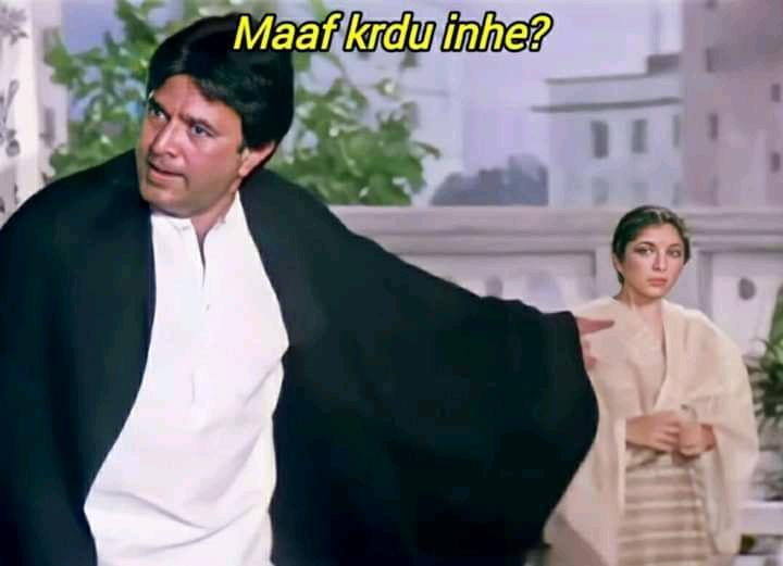 Maaf Kardu Inhe Blank Meme Template