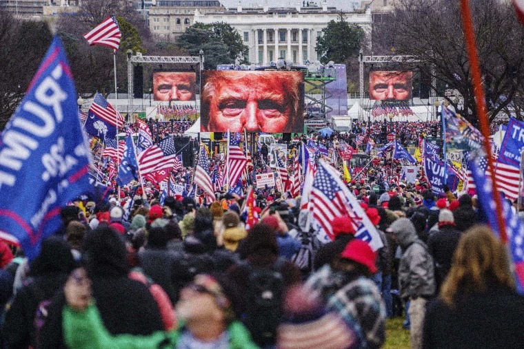 Trump Jan. 6 rally Blank Meme Template