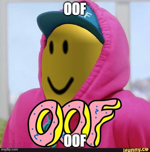 Roblox Oof | OOF OOF | image tagged in roblox oof | made w/ Imgflip meme maker