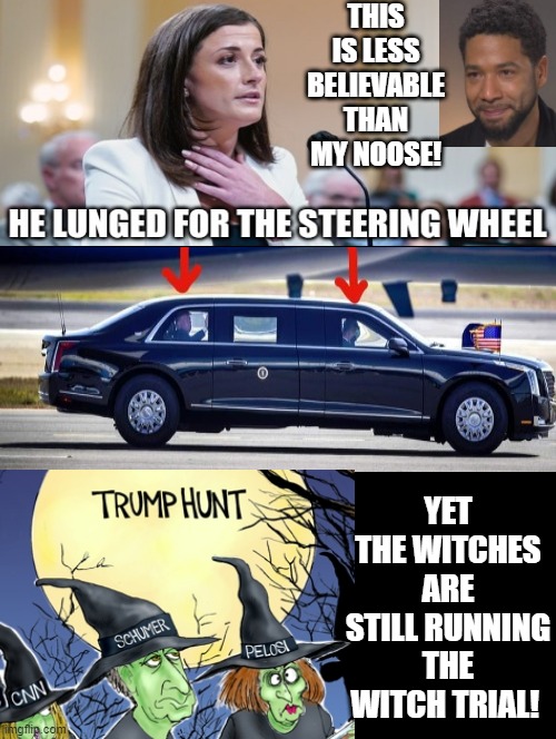 When the witches run the witch trial!! Smollett says this is less believable than my noose! | THIS IS LESS BELIEVABLE THAN MY NOOSE! YET THE WITCHES ARE STILL RUNNING THE WITCH TRIAL! | image tagged in witch,nancy pelosi is crazy,witch hunt | made w/ Imgflip meme maker