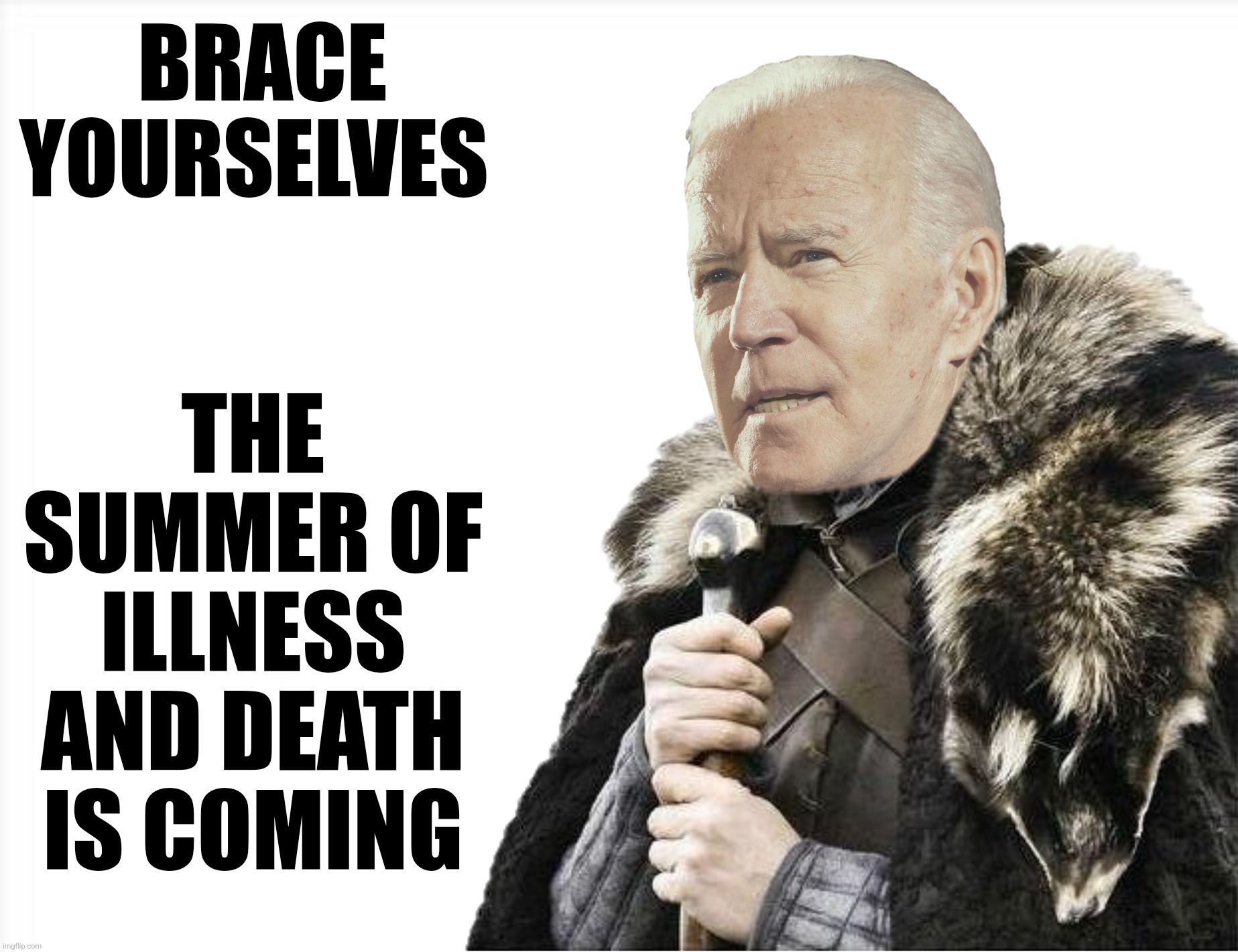 BRACE YOURSELVES THE SUMMER OF ILLNESS AND DEATH IS COMING | made w/ Imgflip meme maker