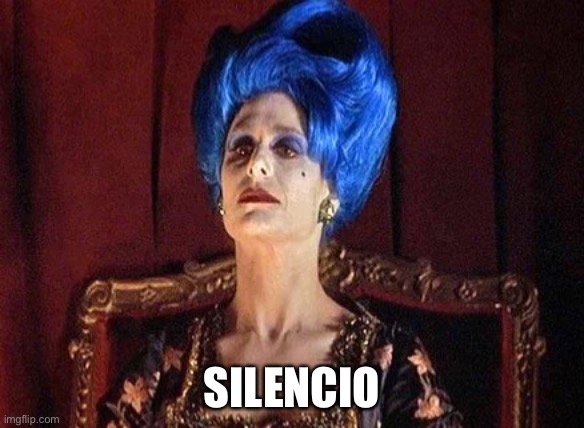 silencio | SILENCIO | image tagged in david lynch,silencio,obscure | made w/ Imgflip meme maker