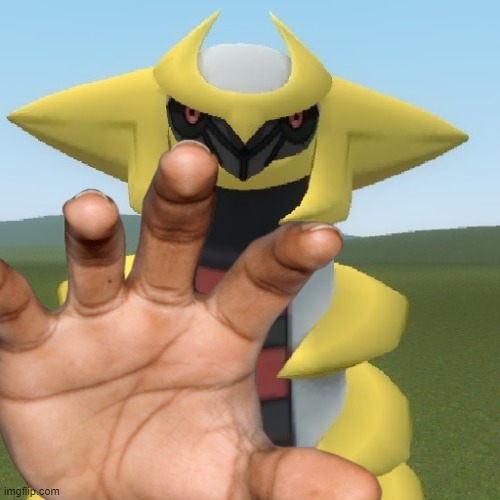 pov: you are dream | image tagged in giratina | made w/ Imgflip meme maker