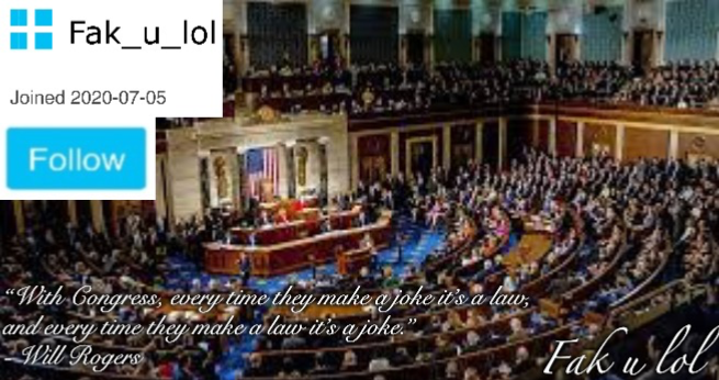 High Quality Fak_u_lol Head of Congress announcement template Blank Meme Template