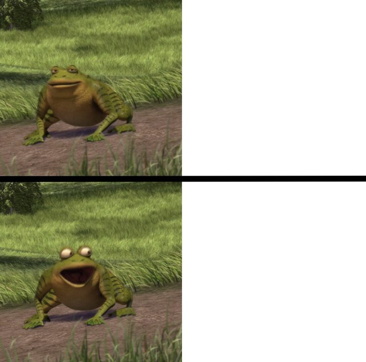 High Quality Shrek Frog Blank Meme Template