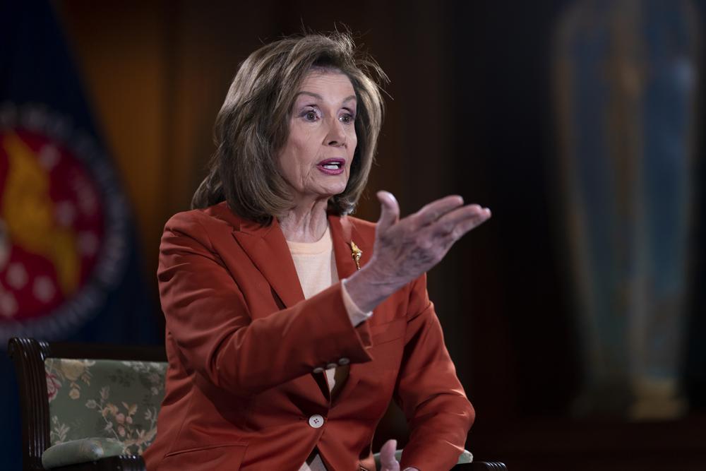 Pelosi hand outstretched Blank Meme Template