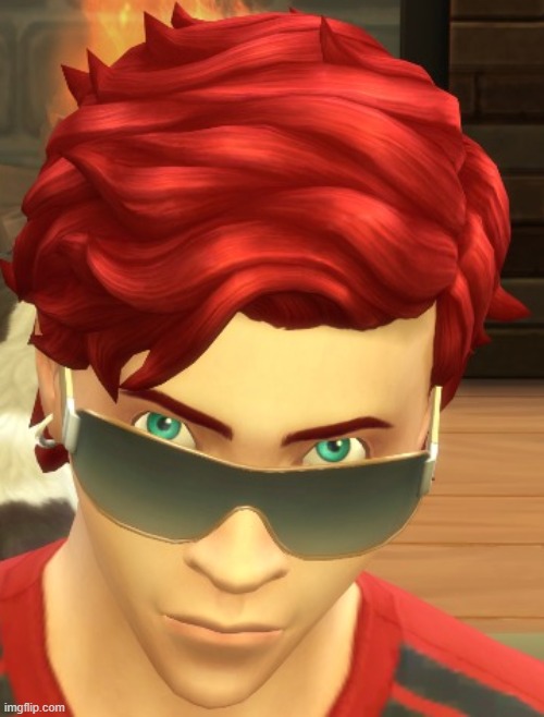 he knows what you did | image tagged in sims 4 stare | made w/ Imgflip meme maker
