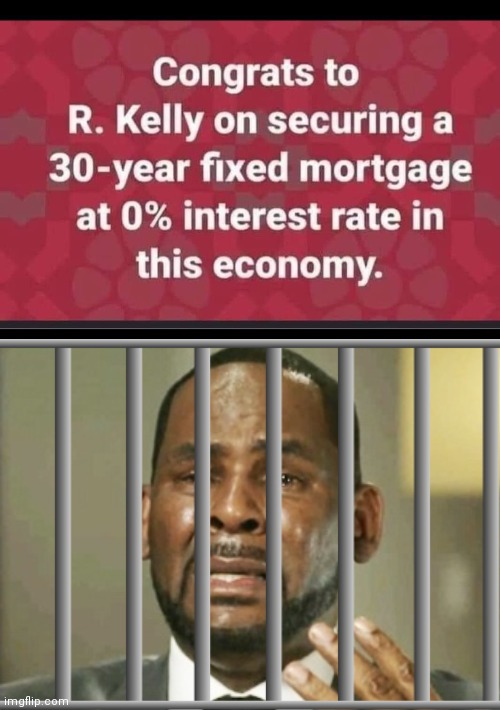 Free rent for R Kelly | image tagged in crying r kelly | made w/ Imgflip meme maker