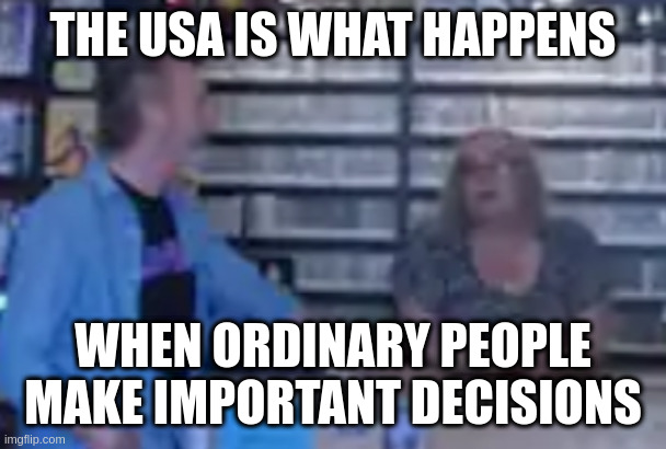 judges are not infallible, they are human like the rest of us and make mistakes | THE USA IS WHAT HAPPENS; WHEN ORDINARY PEOPLE MAKE IMPORTANT DECISIONS | image tagged in black dog,justice,supreme court | made w/ Imgflip meme maker