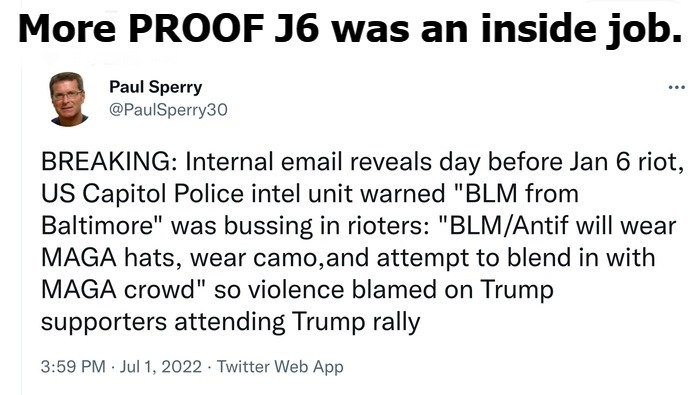 More PROOF J6 was an inside job. | image tagged in j6,january 6,inside job,conspiracy,government corruption,police corruption | made w/ Imgflip meme maker