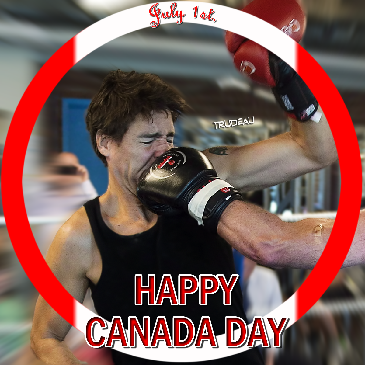 Happy Canada Day Blank Meme Template