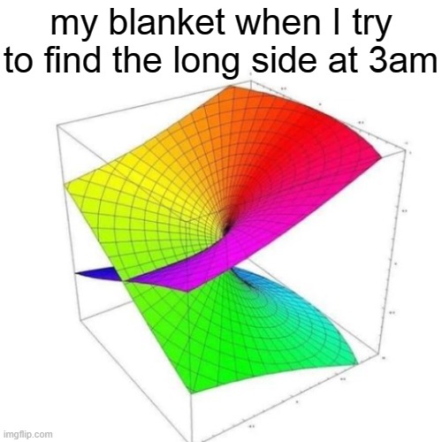 painful | my blanket when I try to find the long side at 3am | image tagged in memes,funny memes,blanket,3am | made w/ Imgflip meme maker