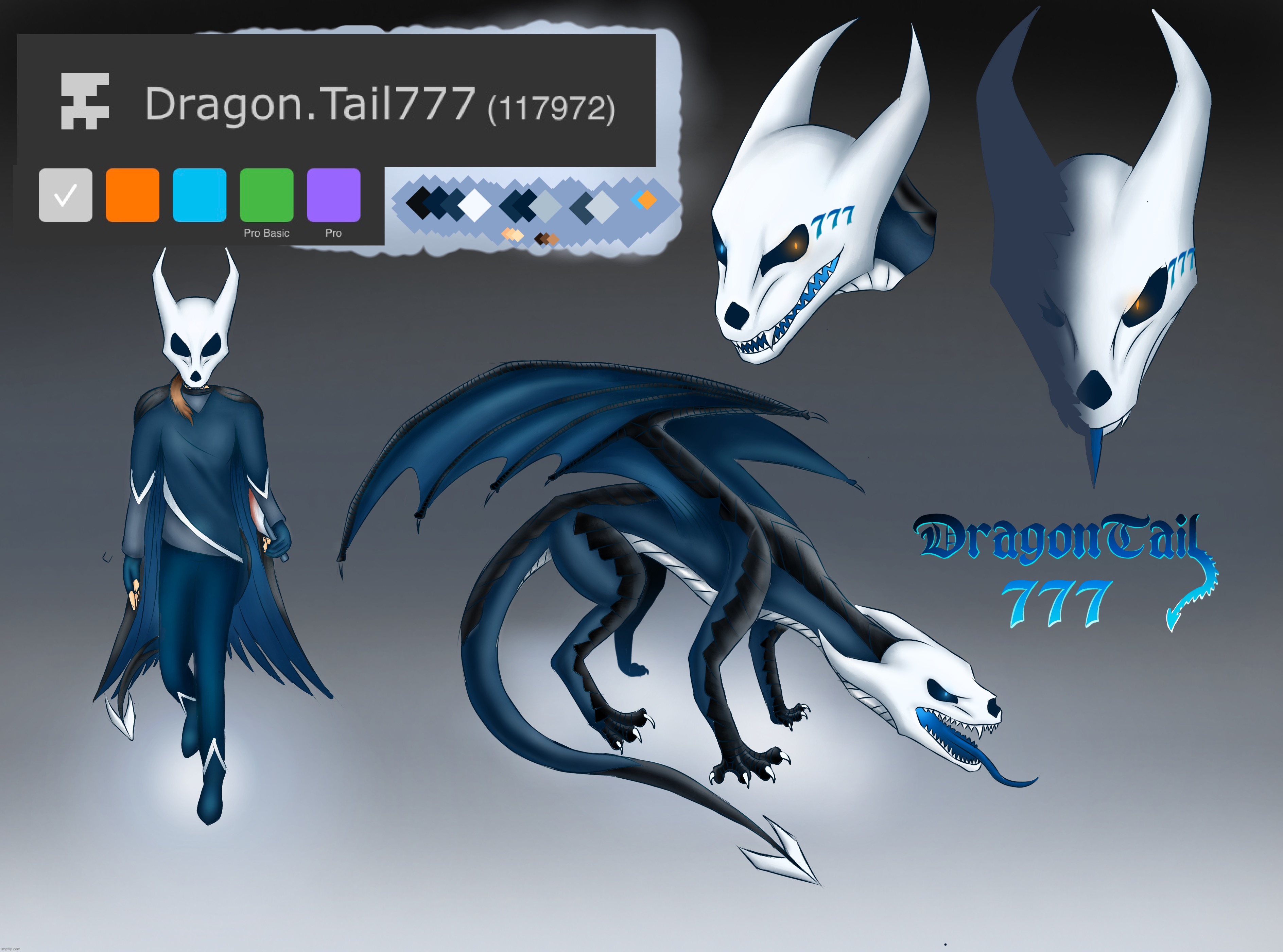I finally finished after the challenge was over ._. | image tagged in digital art,dragon,yes | made w/ Imgflip meme maker