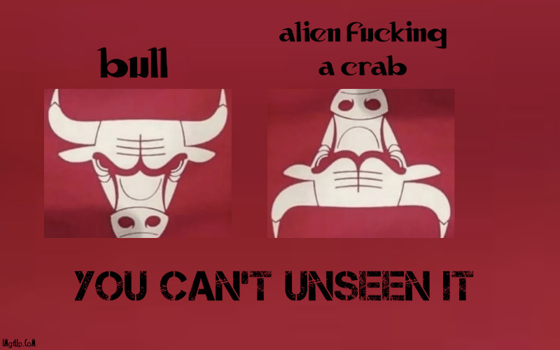 you can't unseen | image tagged in can't unseen,bull,upside-down | made w/ Imgflip meme maker