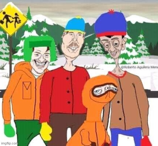 Yo y los papus in South Park | image tagged in memes | made w/ Imgflip meme maker
